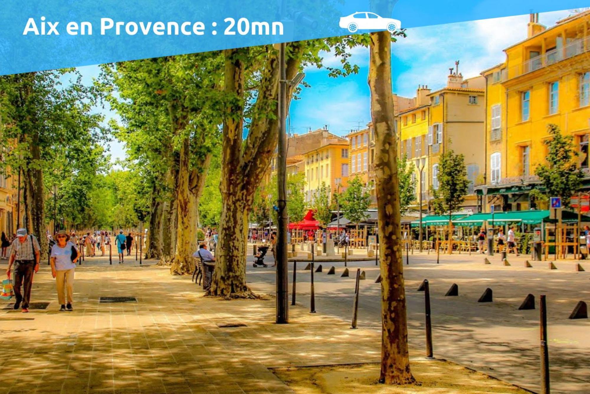 Lou Baou - Calme - Lumineux - Wifi Apartment Gardanne Ngoại thất bức ảnh